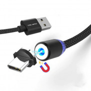 [Xả kho ] Dây cáp sạc nam châm xoay 360 độ đầu Type C.